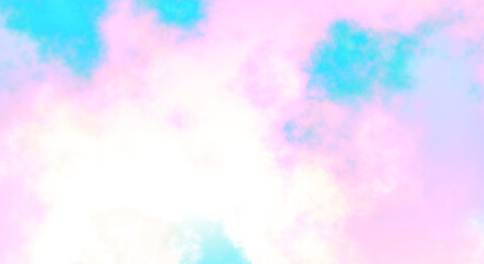 Isolate magic rainbow colours fog and clouds on transparent backgrounds specials effect 3d render png. Heaven unicorn clouds.