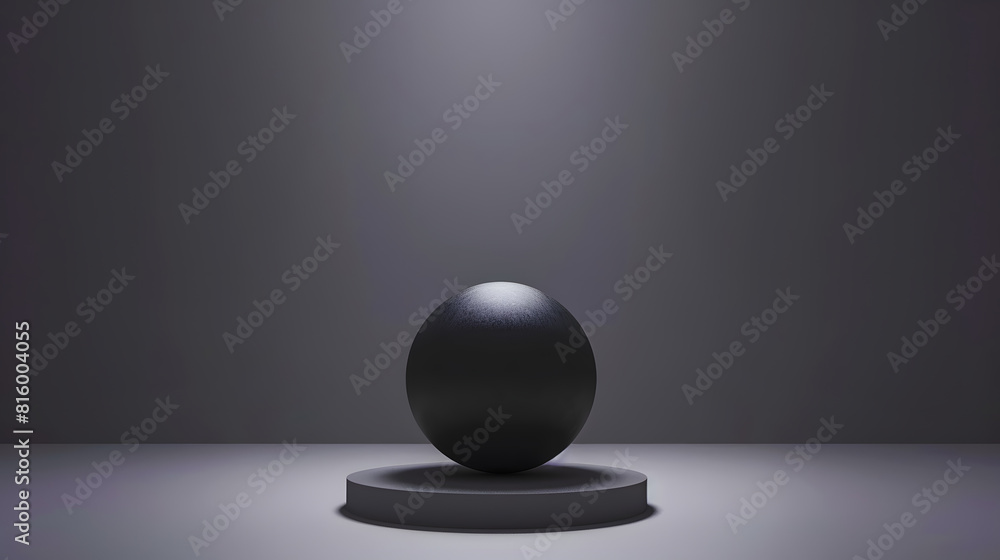 Poster gray background for product presentation with beautiful lights and shadows : generative ai