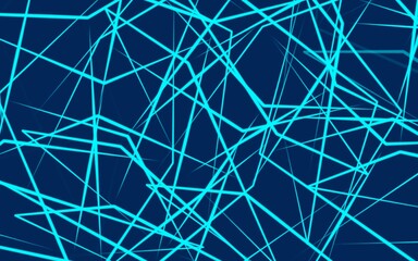 Dark blue background light blue lines abstract pattern 