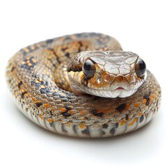 Fototapeta premium a snake with a very large head and a very long neck