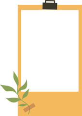 Obraz premium Aesthetic polaroid frame