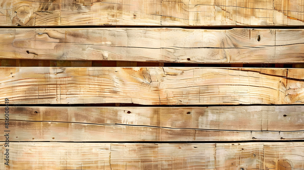 Aufkleber wood wall background or texture natural pattern wood background : generative ai