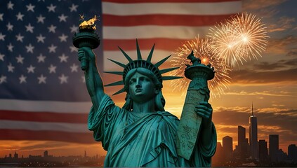 Obraz premium USA independence day 
