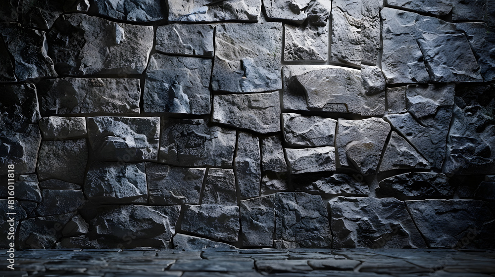 Poster empty studio background stone wall closeup background photo texture : generative ai