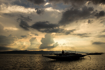 Naklejka premium Sunset vibes