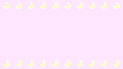 アニメ風かわいいお月様フレーム♪