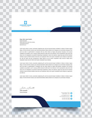 Vector of modern corporate and business letterhead template design