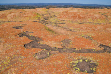 Landscape on top of Domboshawa, Zimbabwe.