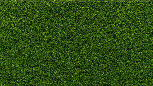 Rasen mit Gras als Fu&szlig;ballplatz Hintergrund Textur