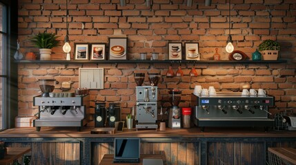 The Cozy Coffee Shop Interior