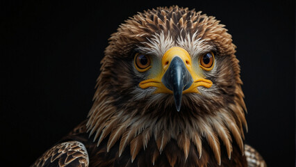 Fototapeta premium Eagle Vigilance: Contrast Against