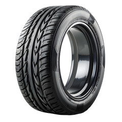 Obraz premium Car tire isolated on transparent background