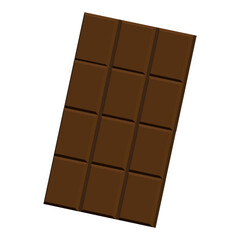 3D chocolate bar.Valentine symbol.