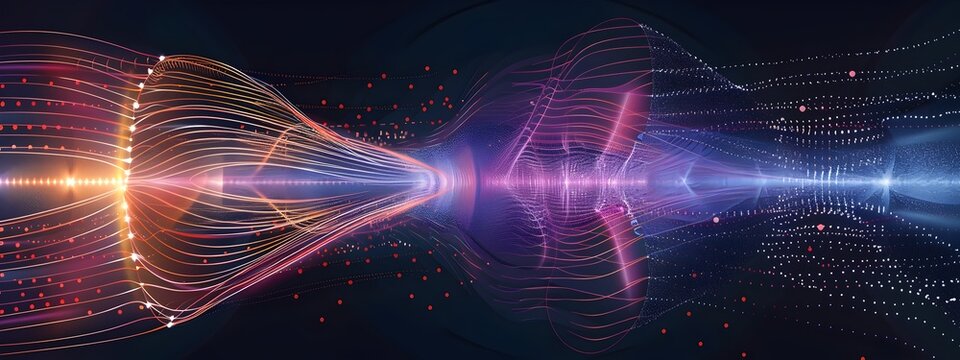 Vibrating String Producing Diverse Sound Frequencies in a D