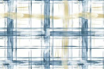Hand-drawn checkered background. Watercolor seamless texture. Blue and white geometric pattern. Beautiful simple AI generated image in 4K, unique.