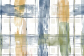 Hand-drawn checkered background. Watercolor seamless texture. Blue and white geometric pattern. Beautiful simple AI generated image in 4K, unique.