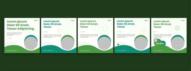 LinkedIn carousel post, social media Instagram carousel post, modern and editable business carousel template design © Tarek Digital