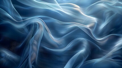 Close-up of blue fabric with long pattern