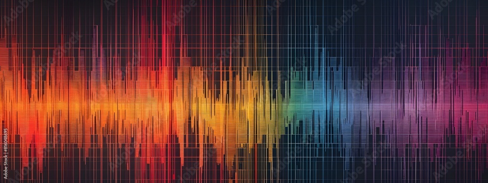 Poster spectrogram visualization a comprehensive d of frequency content in spoken conversation