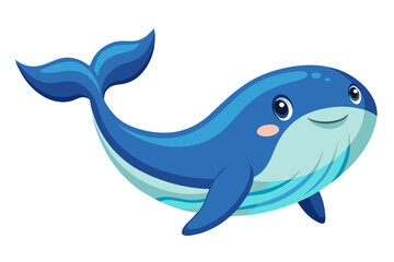 Obraz premium Cartoon animals under the sea ,Sea Life- Happy Fish