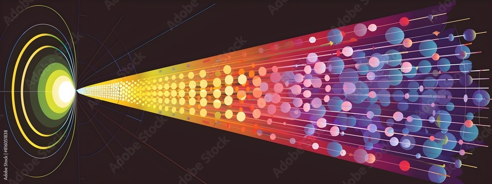 Aufkleber frequency response of a material depicted in a d a graphical analysis of light wavelengths