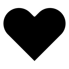 Heart Glyph Icon Design