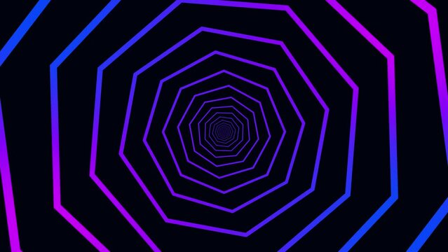 4k Abstrack seampless looping green neon rhombus tunel background.