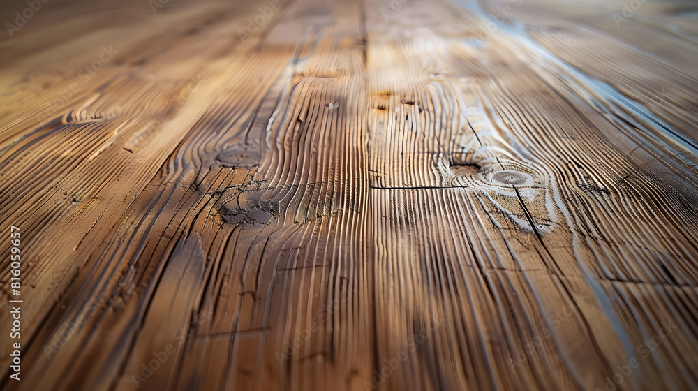 Poster wooden surface textured tabletop background : generative ai