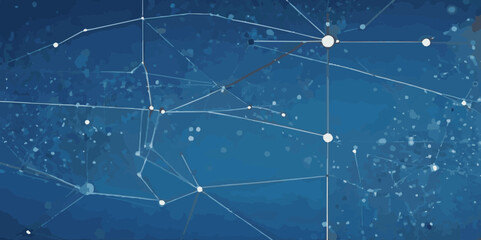 Obraz premium Vector wavy technology curve, shiny moving wave line background. Social network, business big data connection technology concept. Data technology future illustration.