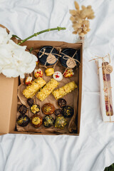 Bountiful Box: Snacks and Blooms