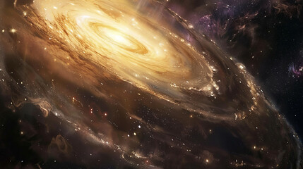 Hyper-Realistic Beauty Impressive Galaxy Nebula Captured in Stunning Detail and Splendor