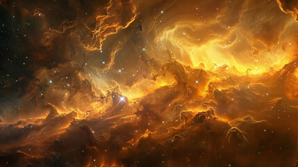  Cosmic Cradle Interstellar Landscape of a Stellar Nursery, Capturing the Birth of Stars and Galactic Evolution