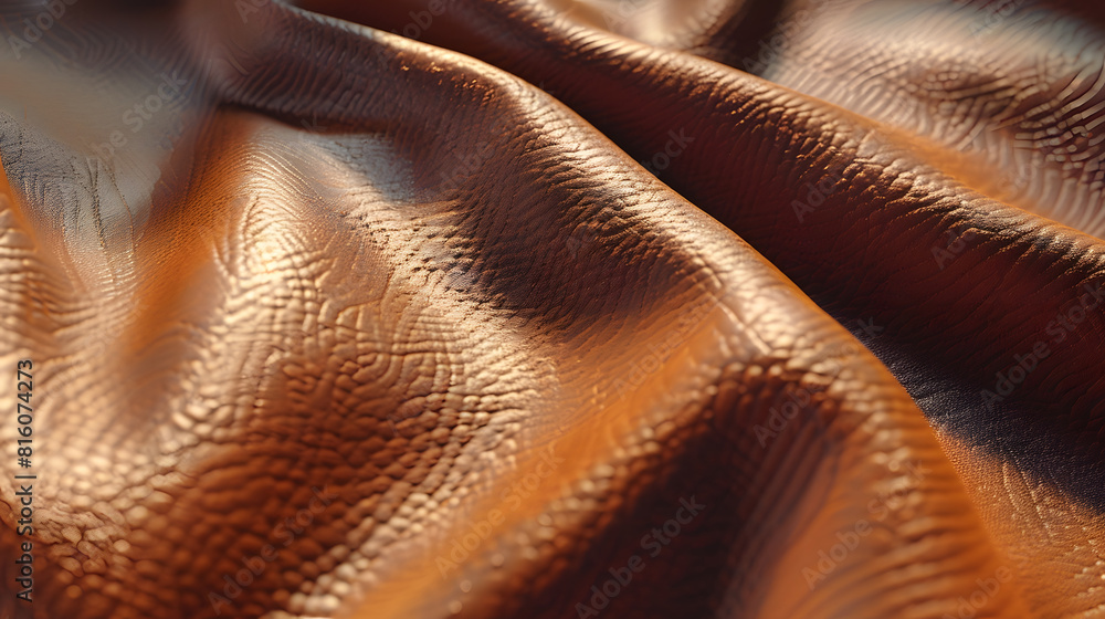 Poster Leather surface texture and background design : Generative AI