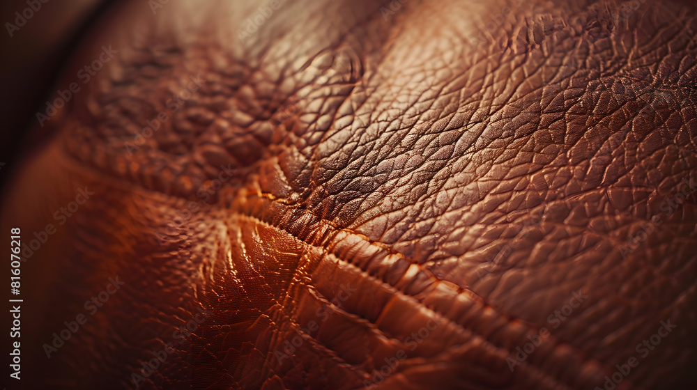 Poster Leather surface texture and background design : Generative AI