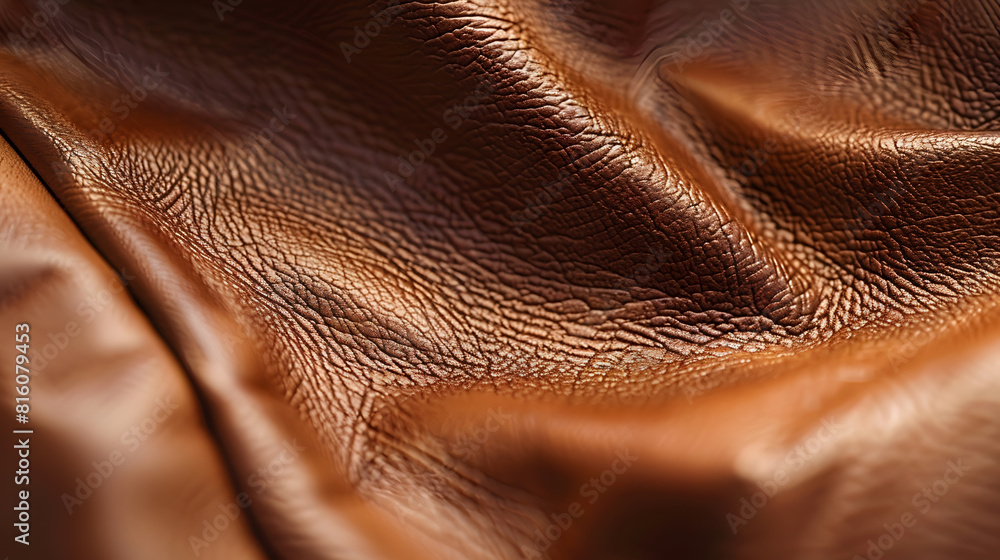 Aufkleber leather surface texture and background design : generative ai