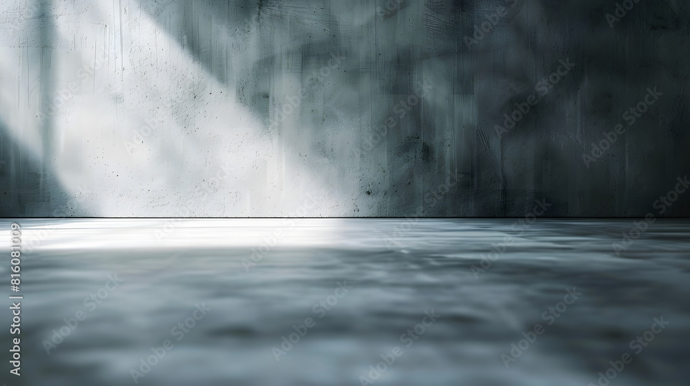 Poster abstract concrete room background : generative ai
