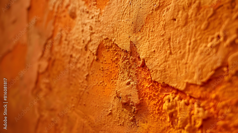 Aufkleber close up texture of orange concrete wall or grunge wall texture use for web design and wallpaper bac