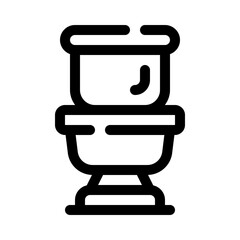 toilet line icon