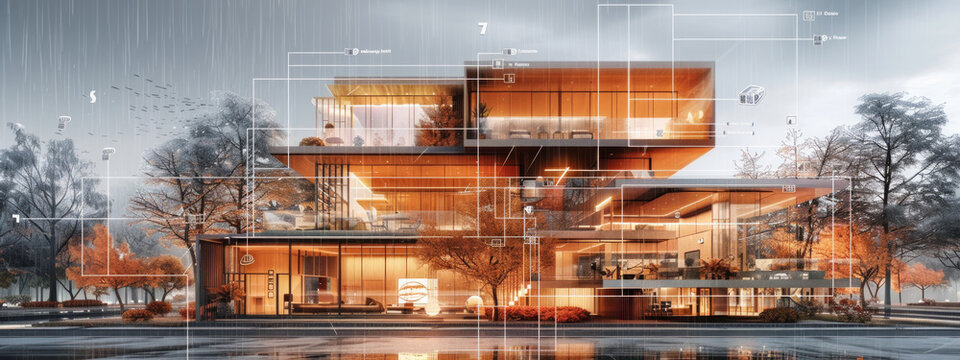 Key Point Building Imágenes de