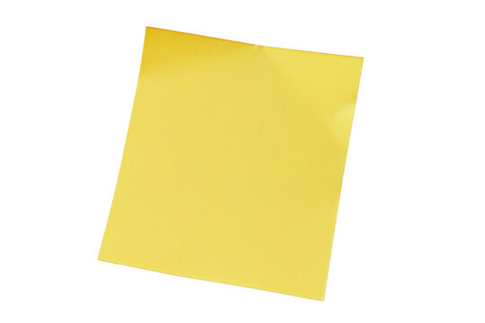 Yellow sticky note.
