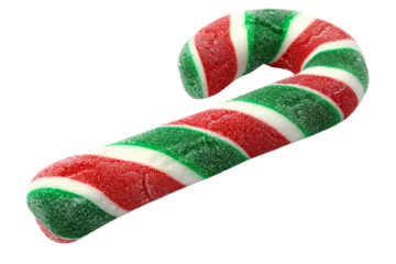 A delicious candy cane. It's a great treat for the holidays!