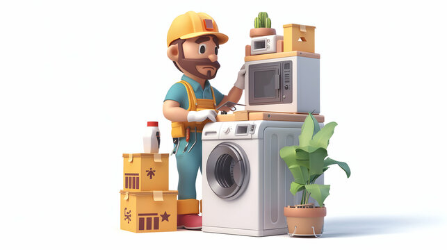 Handyman Repairing Customer Home Appliance: Technical Expertise, Customer Service, and Reliability in Small Business Operations