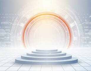 Obraz premium abstract background with red carpet