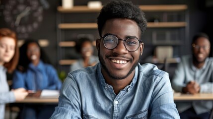 Fototapeta premium The Smiling Professional in Casual Wear