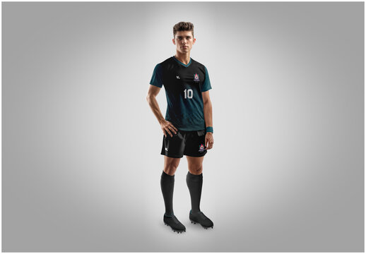 Soccer Player Mockup