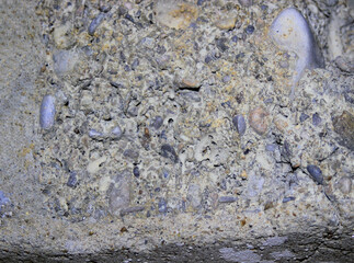 Gray background of the concrete mold