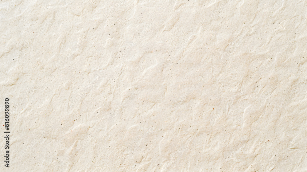 Aufkleber Usual light beige paper texture Seamless square background tile ready High resolution photo : Generative AI