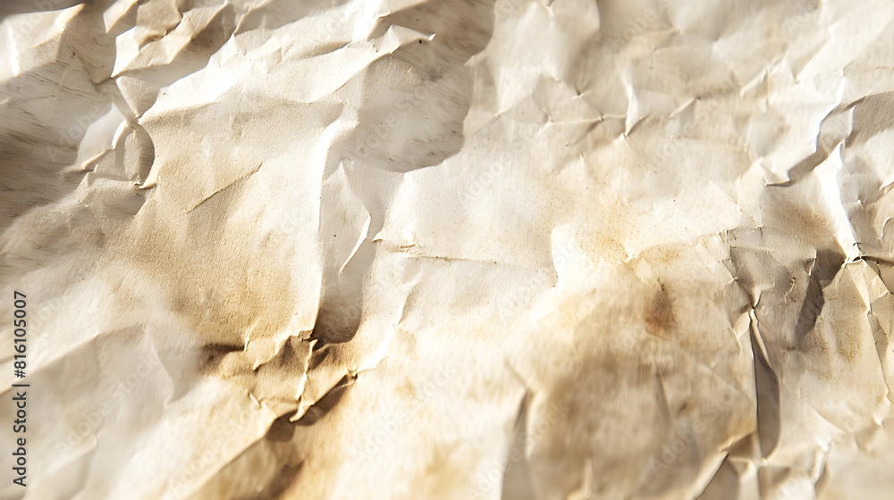 Poster grunge paper texture isolated on white : generative ai