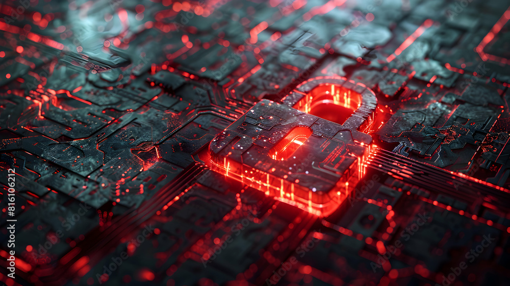 Poster flat 3d data breach icon leaking sensitive info: concept of data security protection in photo realis