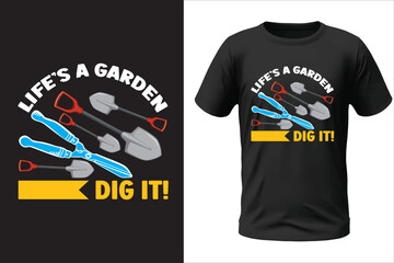 Gardening T-shirt Design